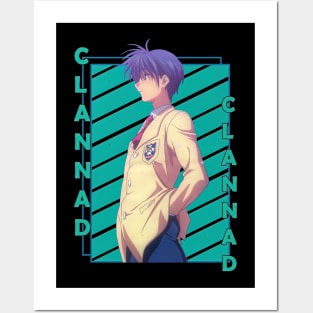 Tomoya Okazaki Clannad Kuranado Anime Posters and Art